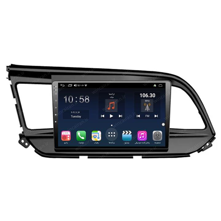 مانیتور اندروید هیوندای النترا وینکا مدل QG855 سری +S300 پلاس